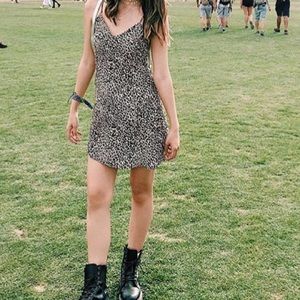 Urban outfitters cheetah slip dress
